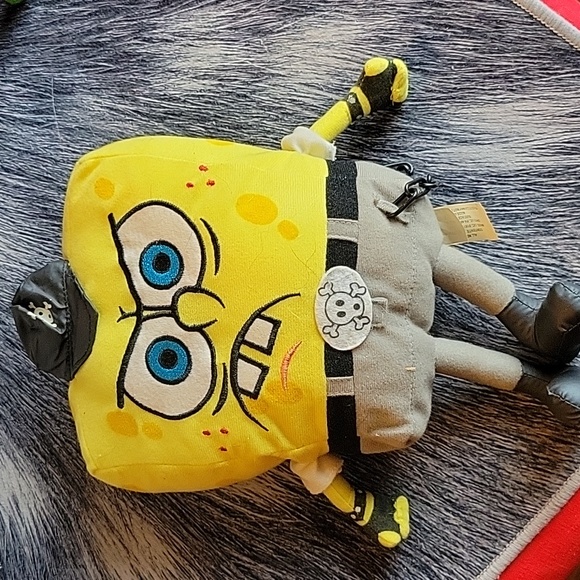 Biker SpongeBob Plush - Picture 1 of 2